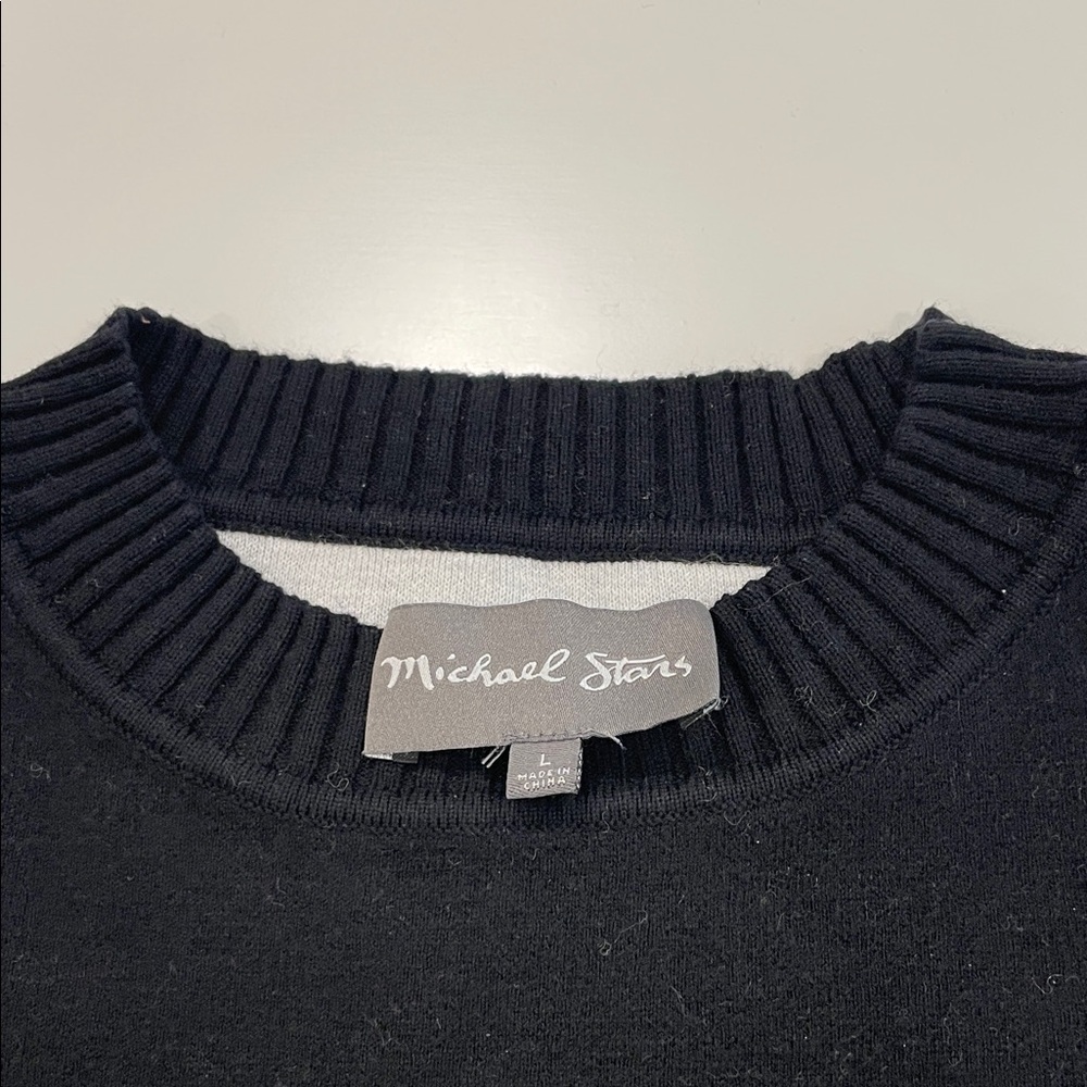 Michael Stars Women’s Black/Grey Reversible Sweater Size L